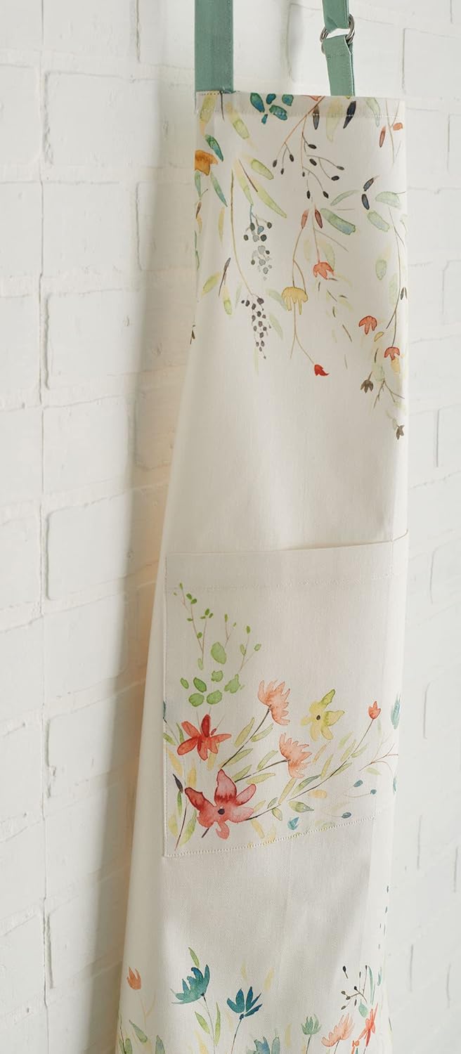 Maison d' Hermine 100% Cotton Apron for women with Pocket Kitchen Chef