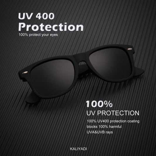 KALIYADI Polarized Sunglasses for Men and Women Semi-Rimless Frame Dri