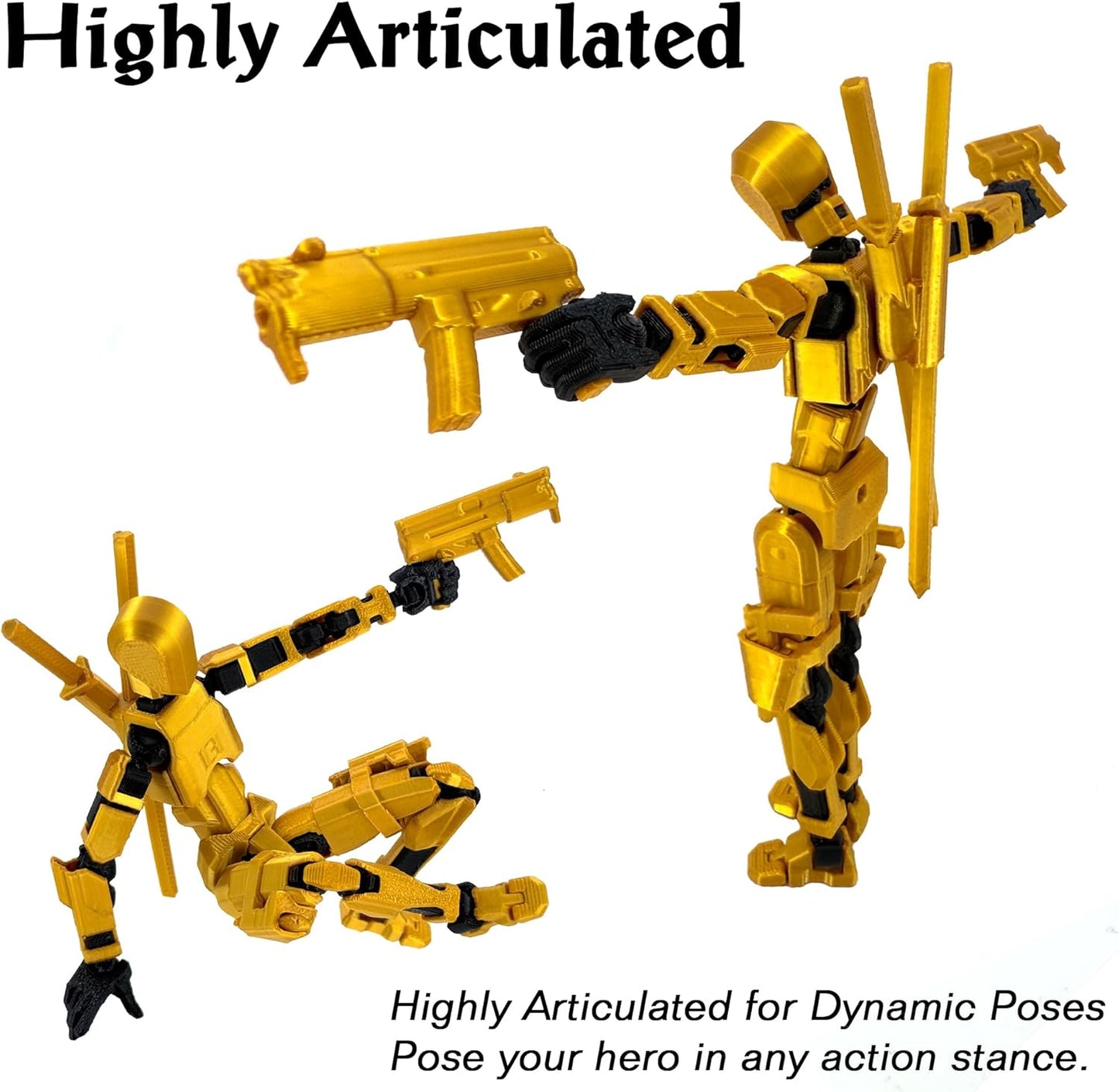 Gatling Gun T13 Titan 13 Action Figure Set【Assembled】, Robot Action Fi