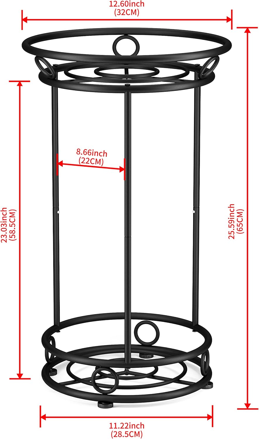 Plant Stand Indoor Outdoor - Metal Planter Holder Shelf Tall Tiered Fl