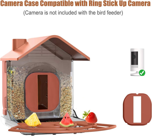 Zivif Smart Bird Feeders for Outdoors, Bird Feeder with Camera Case Co