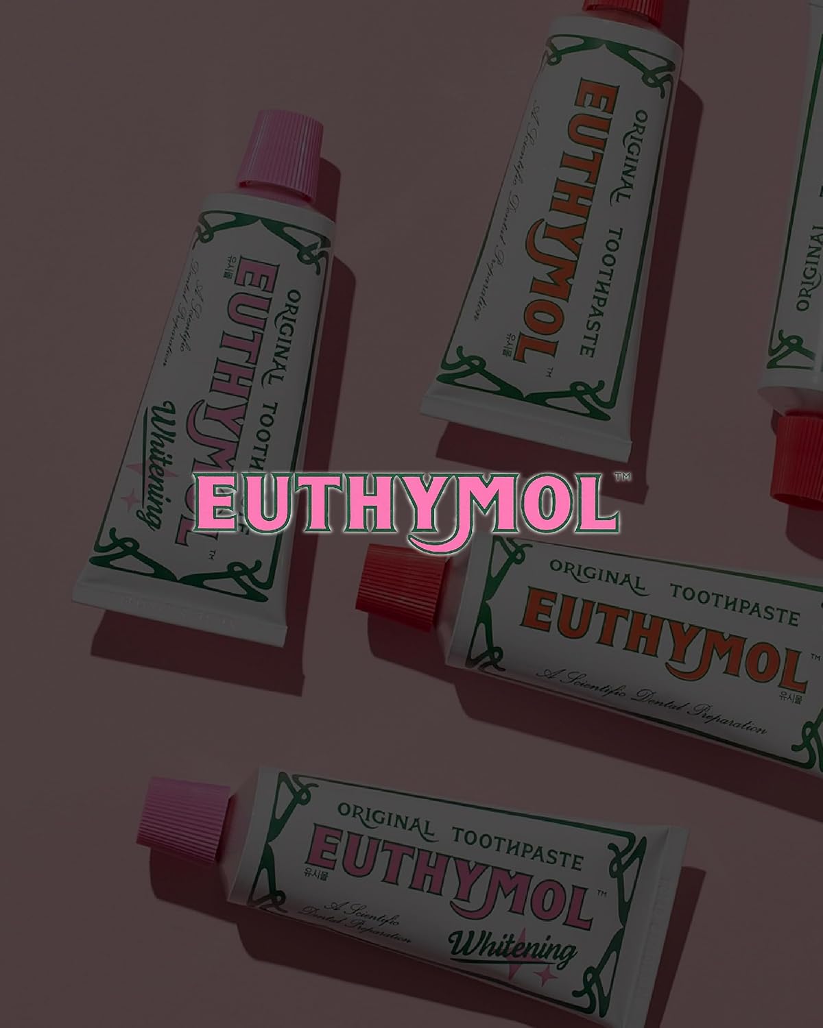 EUTHYMOL Whitening Toothpaste (3.7fl oz) - Stain Removal in 2 Weeks, L