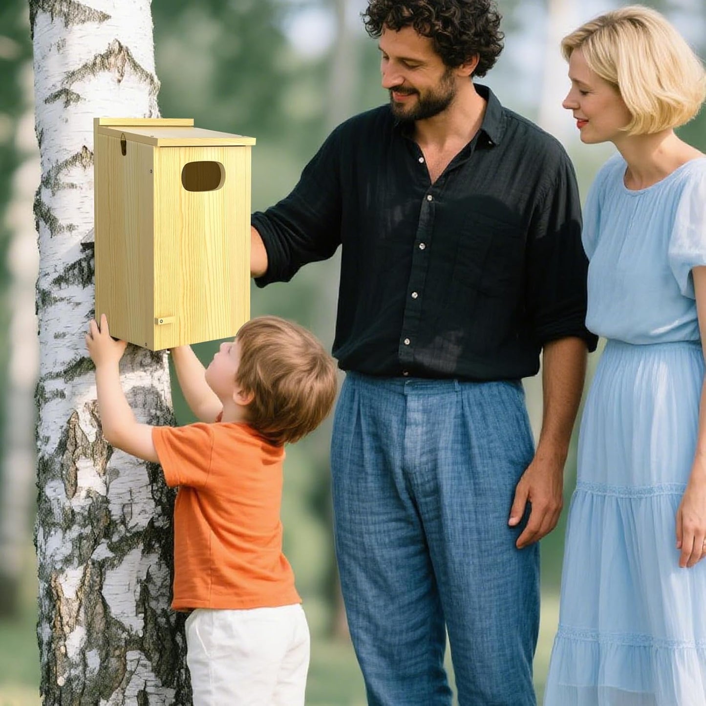 Duck House, Solid Wood Duck Houses for Outside, Included Hanging Rope,