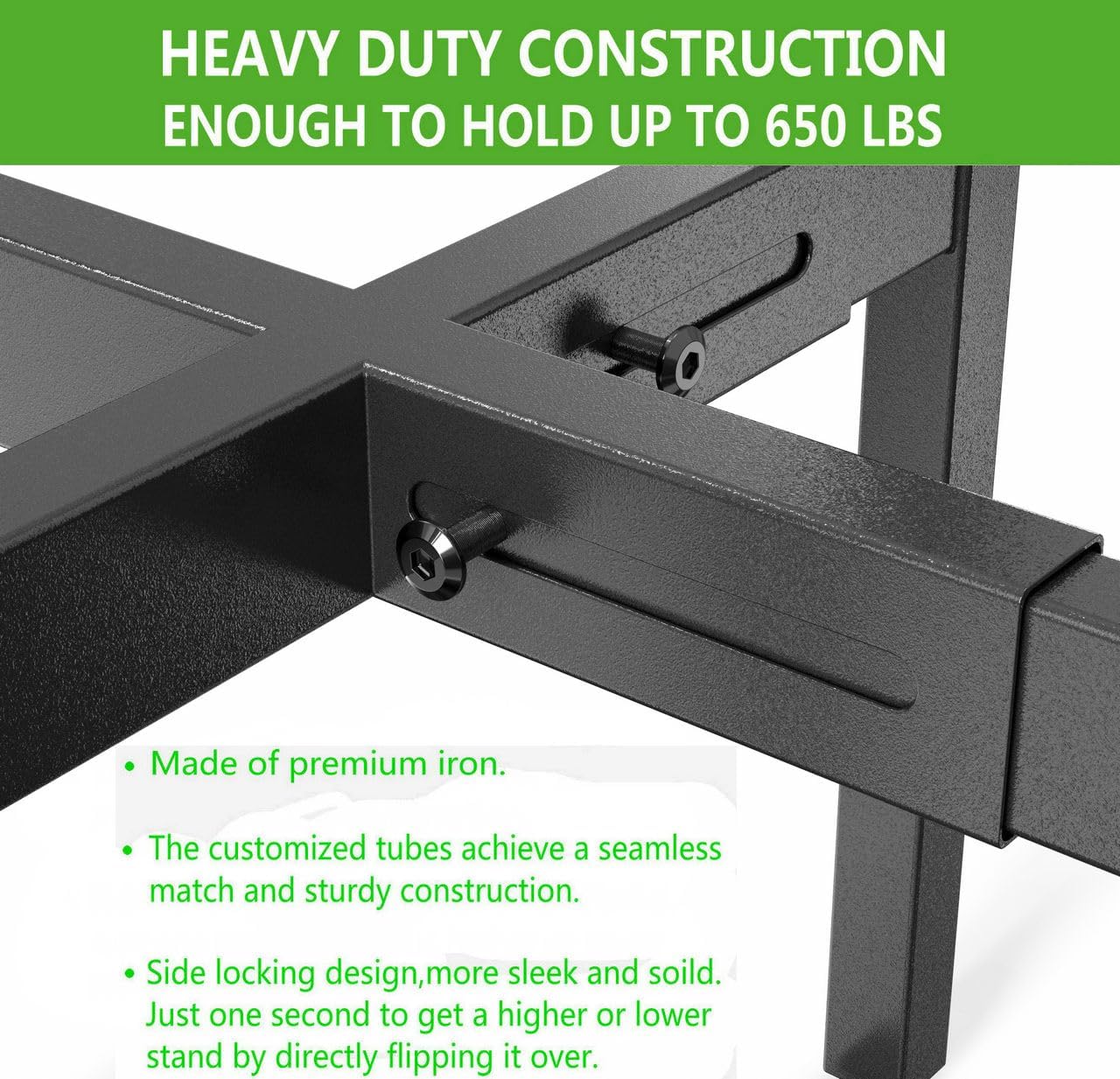 Metal Plant Stand, Adjustable Size Fits 10 12 13 14 15 16 Inches Large