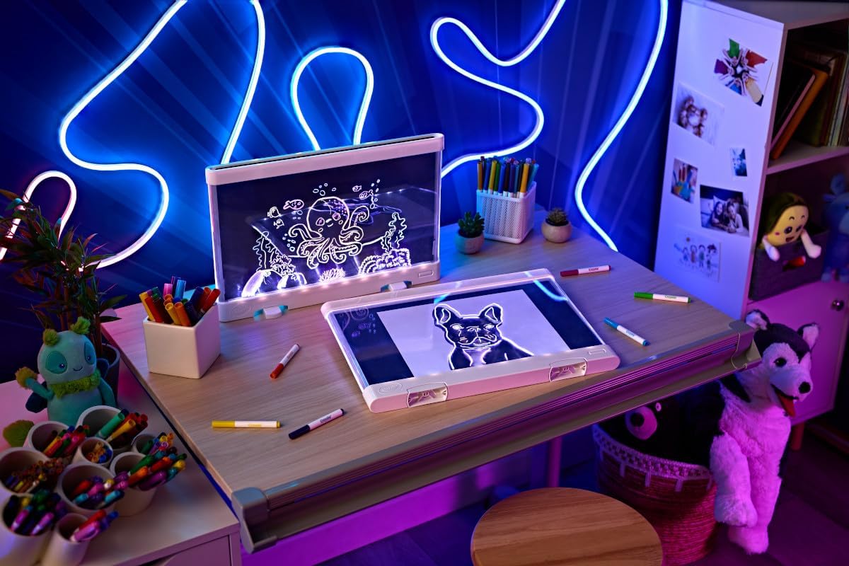 Crayola Ultimate Light Board - White, Kids Drawing Tablet, Gifts for K