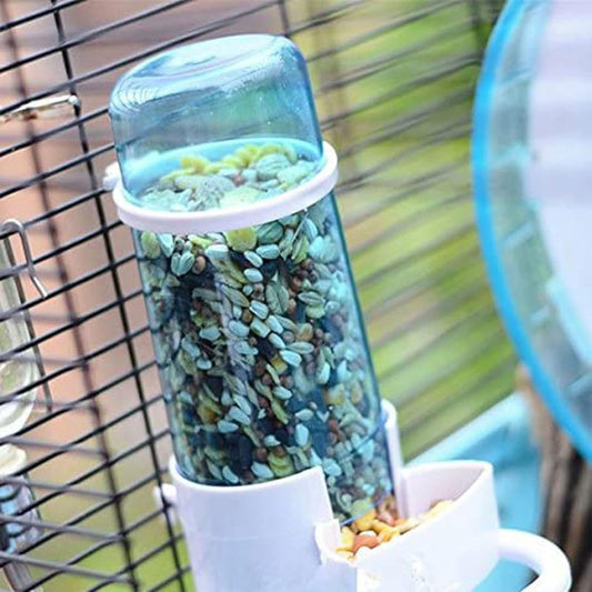 Bird Water Drinker Feeder Automatic Drinking Fountain Pet Parrot Cage