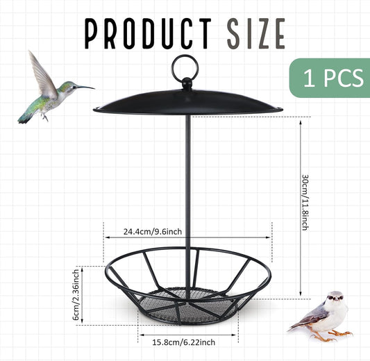 1 Pack Cylinder Bird Feeder Outdoor S-6-2 Seed Cake Feeder Metal Suet Cake Holder Backyard Wild Birdfeeding Bird Feeders for Outdoors Garden