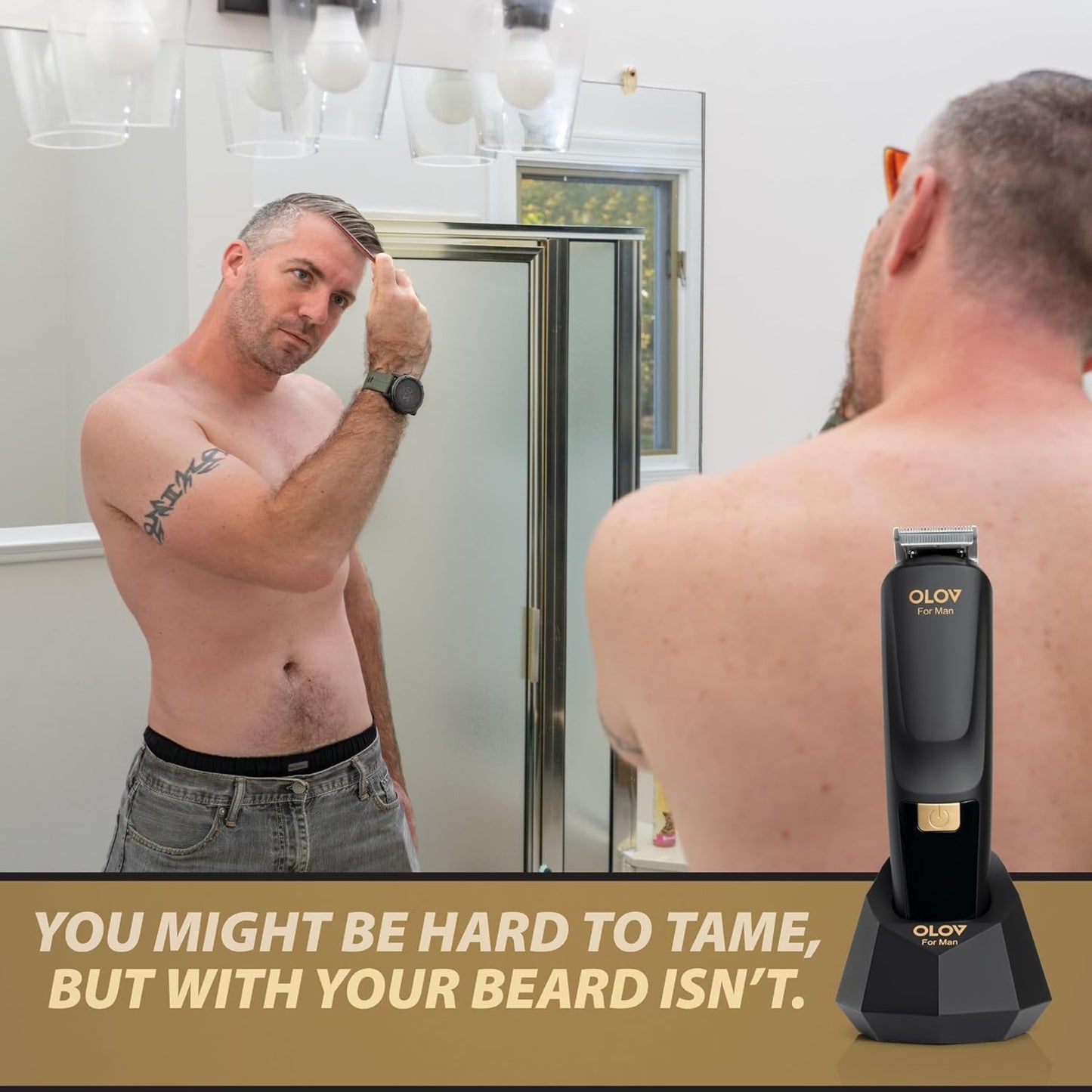 Beard Trimmer, 21 Piece All-in-One Mens Grooming Kit and Hair Clipper,