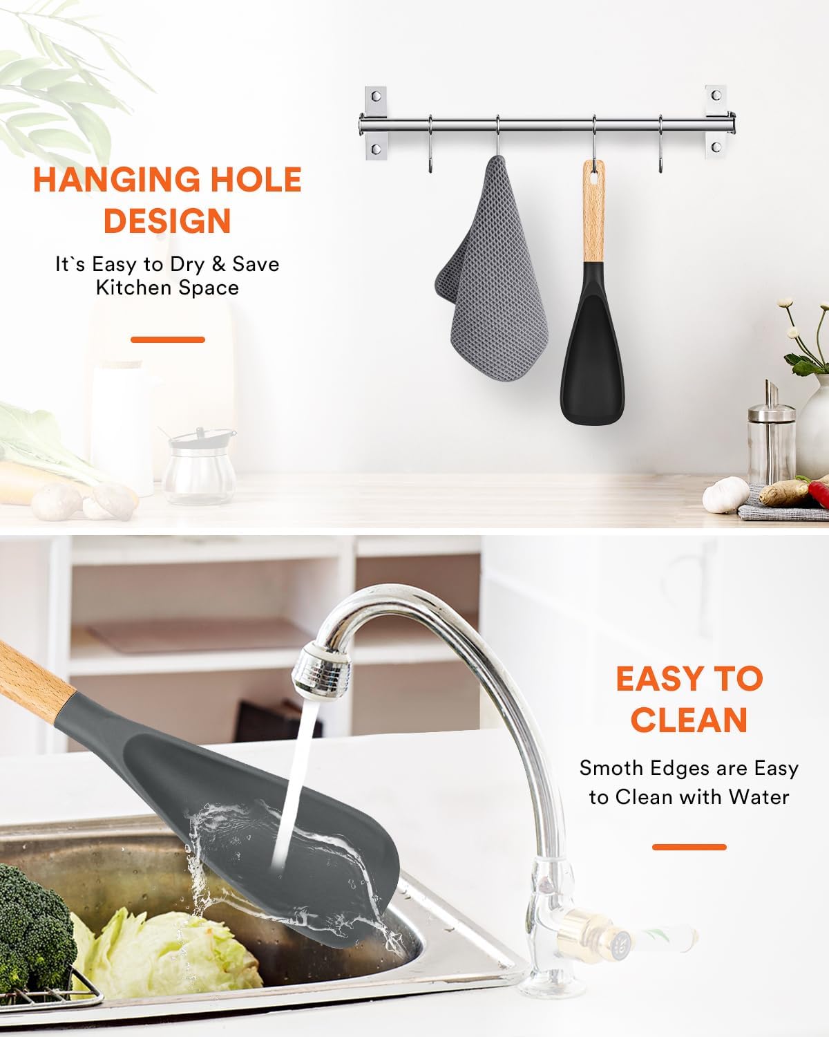 Cooking Spoon for Nonstick Cookwares, Great for Cooking and Serving St