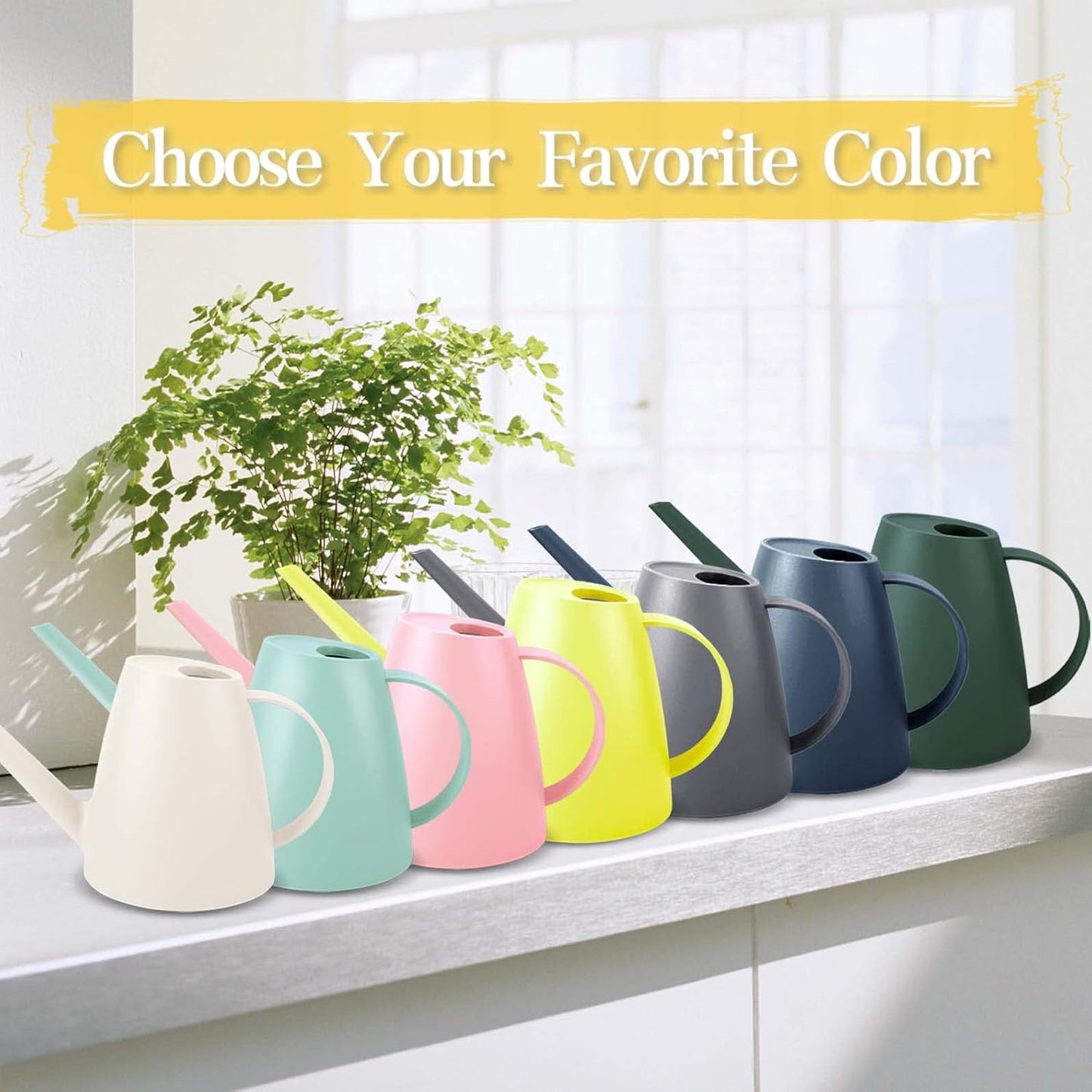 Watering Can for Indoor and Outdoor Plants - Long Spout Water Can for