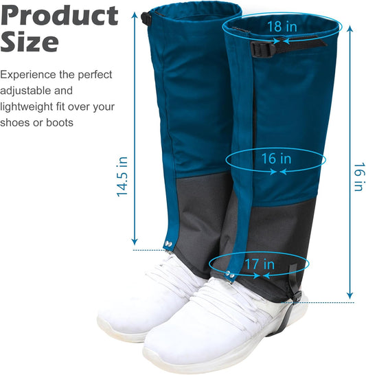 Tlswshsy Trimmer Brush Leg Gaiters-Waterproof Leg Guards for Trimming-