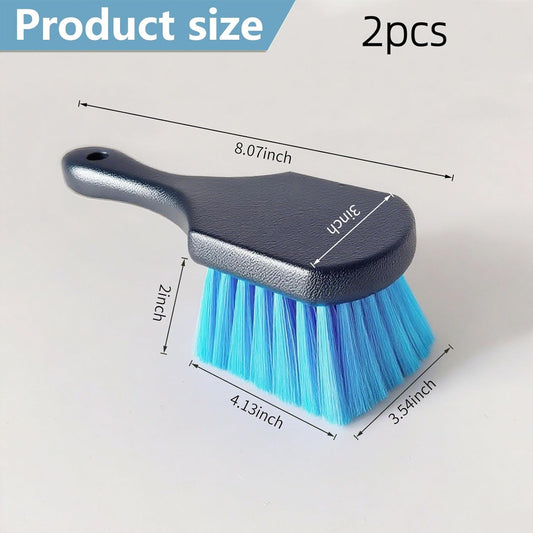 2 Pcs Bird Bath Brushes,Bathtub Cleaning Brush,Hummingbird Feeder Cleaning Brushes,Fountain Cleaner Safe for Birds and Cage,Concrete Bird Baths for Outdoors (Soft Brush with Big Brushing Surface)