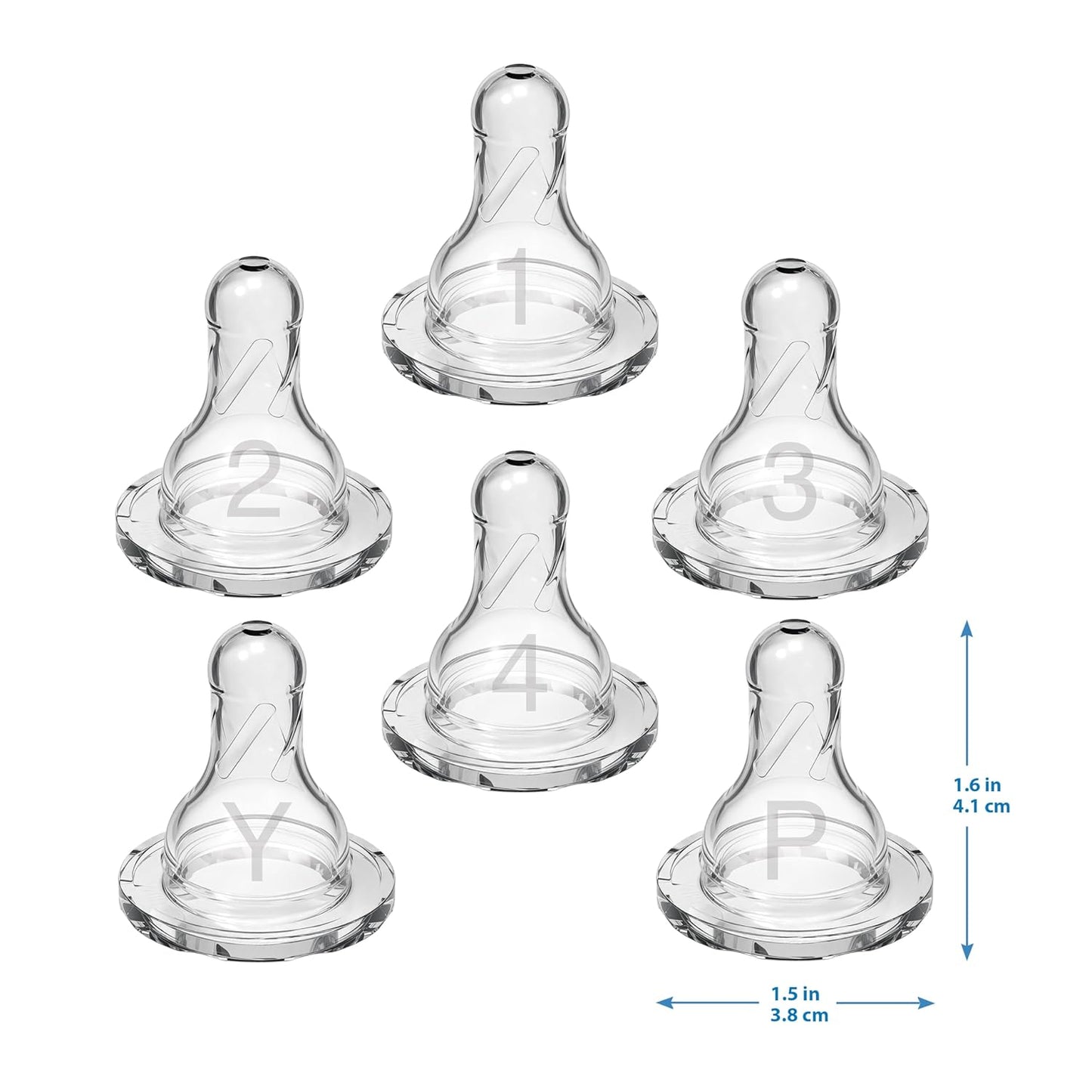 Dr. Brown's Original Nipple, Level 4 (9m+), 6 Count