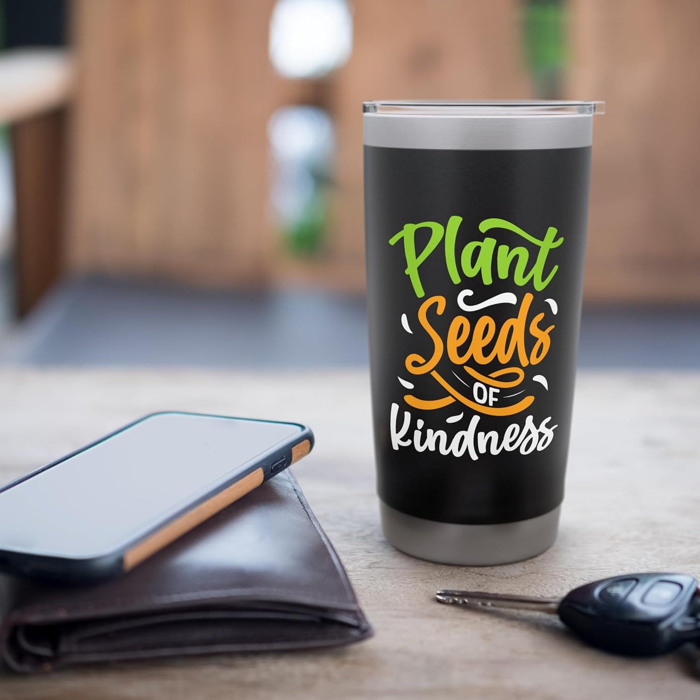 Inspire Kindness and Grow | Love Plant Seeds in the Garden Stainless Steel Insulated Tumbler