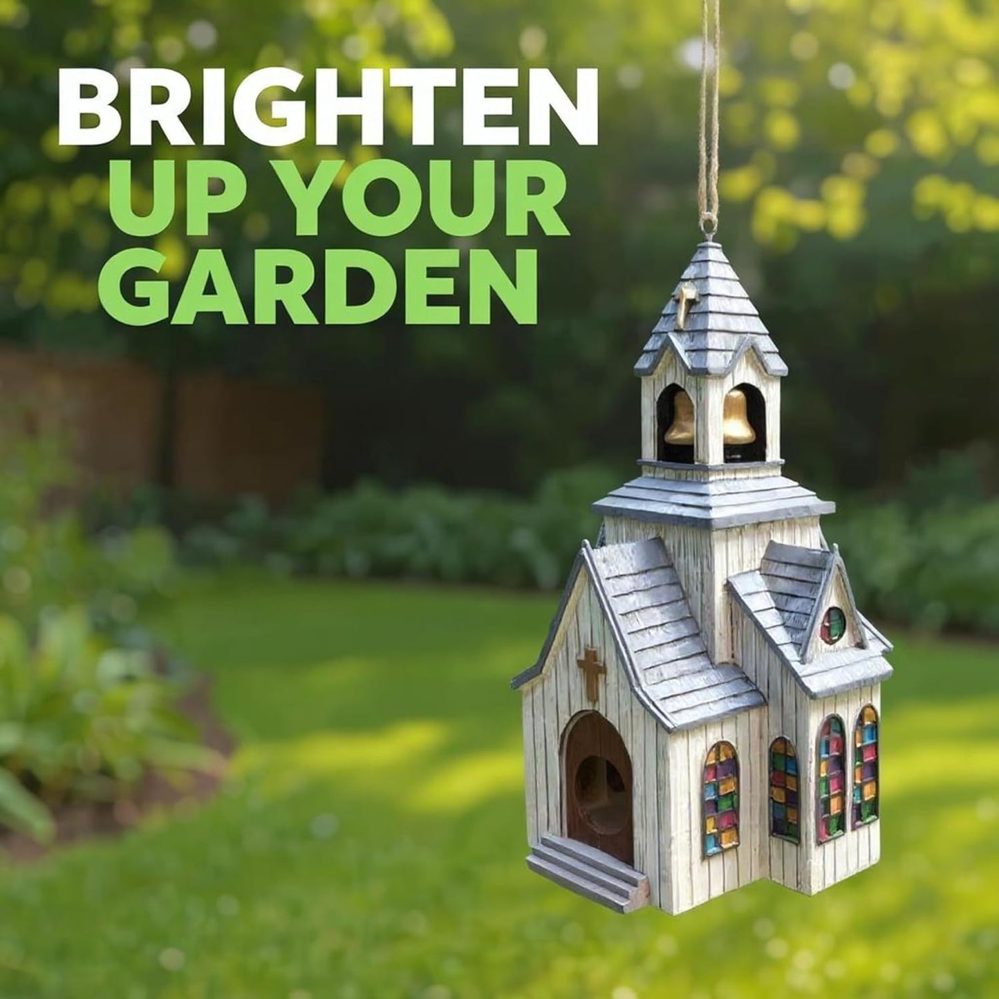 Spoontiques - Birdhouse - Garden Décor - Decorative Bird House for Yar