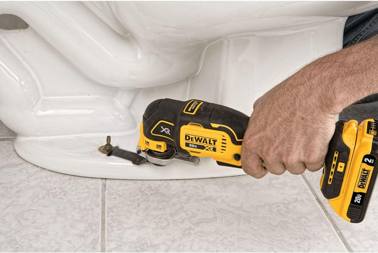 DEWALT 20V MAX XR Oscillating Multi-Tool Cordless, Variable Speed Brus