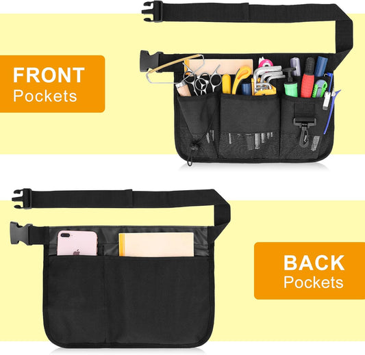 Gardening Tool Waist Bag Belt Heavy Duty Oxford Tool Apron with 7 Pock