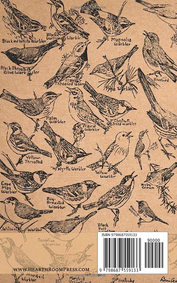 Field Notes on Birds: a 5x8 journal formatted for creative use while birdwatching in the field