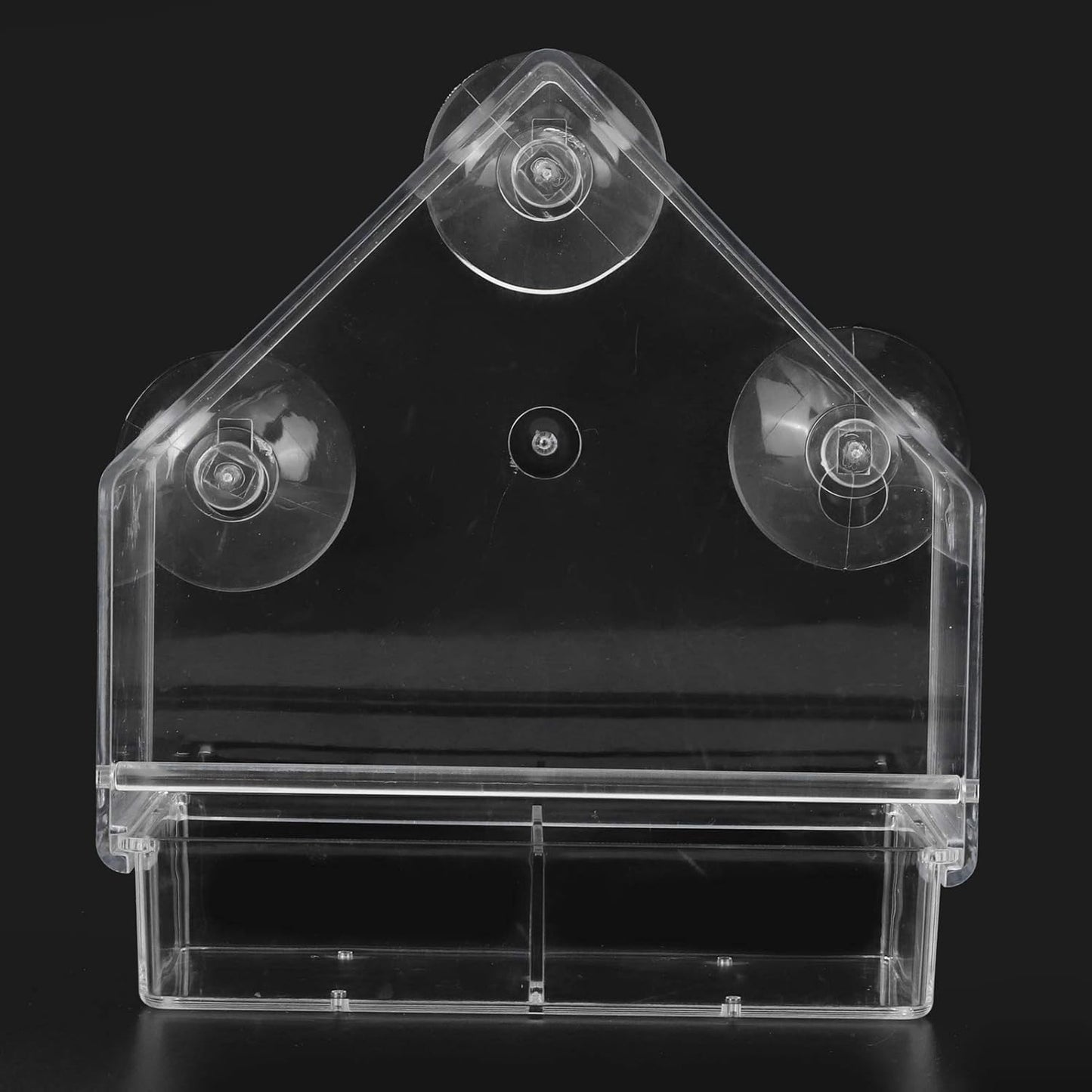 Premium PS Transparent Bird Feeder, Indoor Outdoor Hanging Bird Feeder for Small Birds, Enhance Your Bird Watching Experience