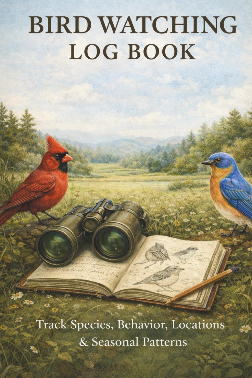 Bird Watching Log Book: Record Bird Sightings, Behavior, Locations, and Seasonal Patterns