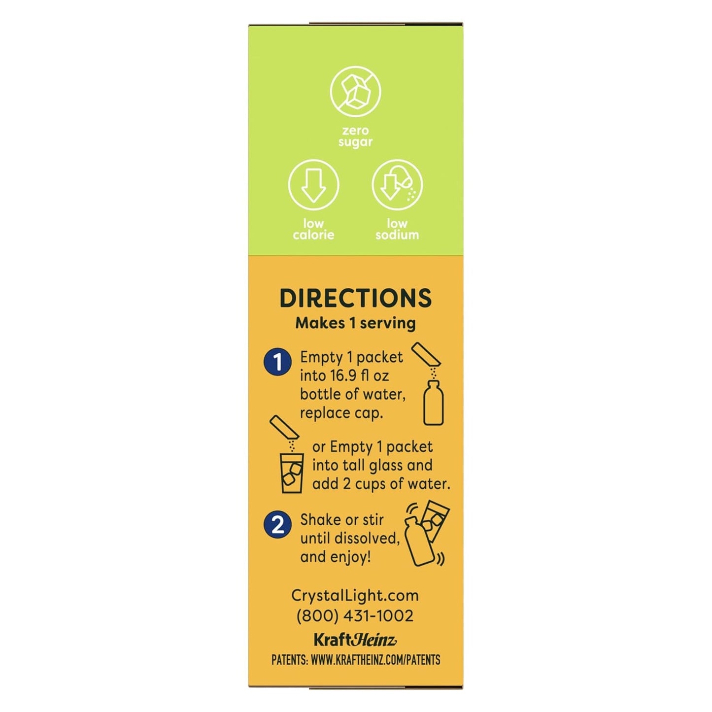 Crystal Light Lemon Iced Tea Naturally Flavored with other natural flavor Powdered Drink Mix, 120 ct Pack, 12 Boxes of 10 On-the-Go-Packets
