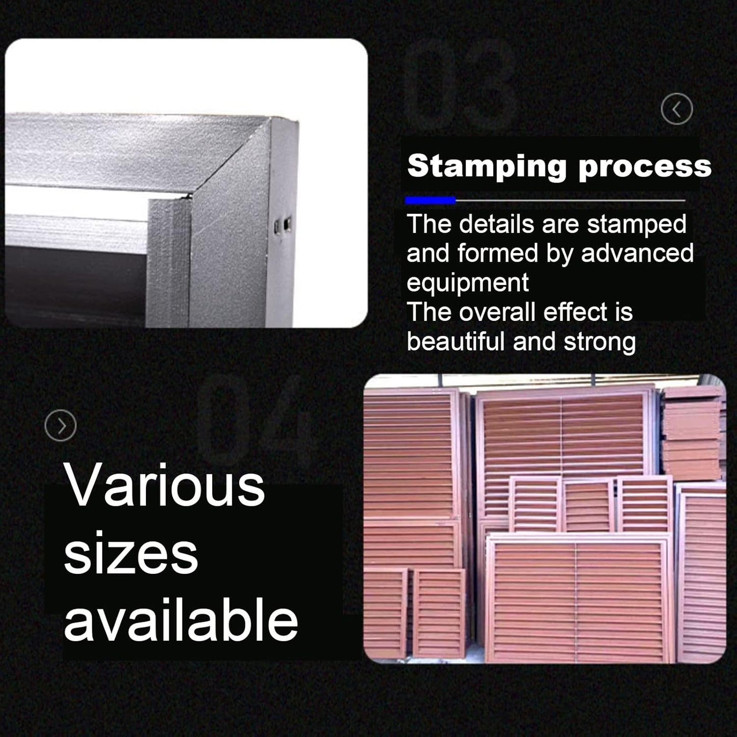Aluminum external air conditioner covers,mini split air conditioner covers,Mini Split Air Conditioner Cover for Outside Units,Shelf Plant Stand,Outdoor AC Unit Cover,Noise Reduction,suitable for outdo