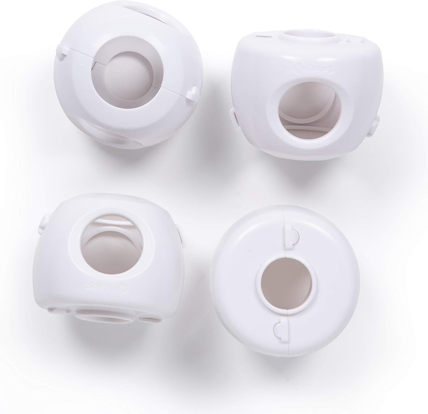 Safety 1st Parent Grip Door Knob Covers, White, One Size,4 Count (Pack