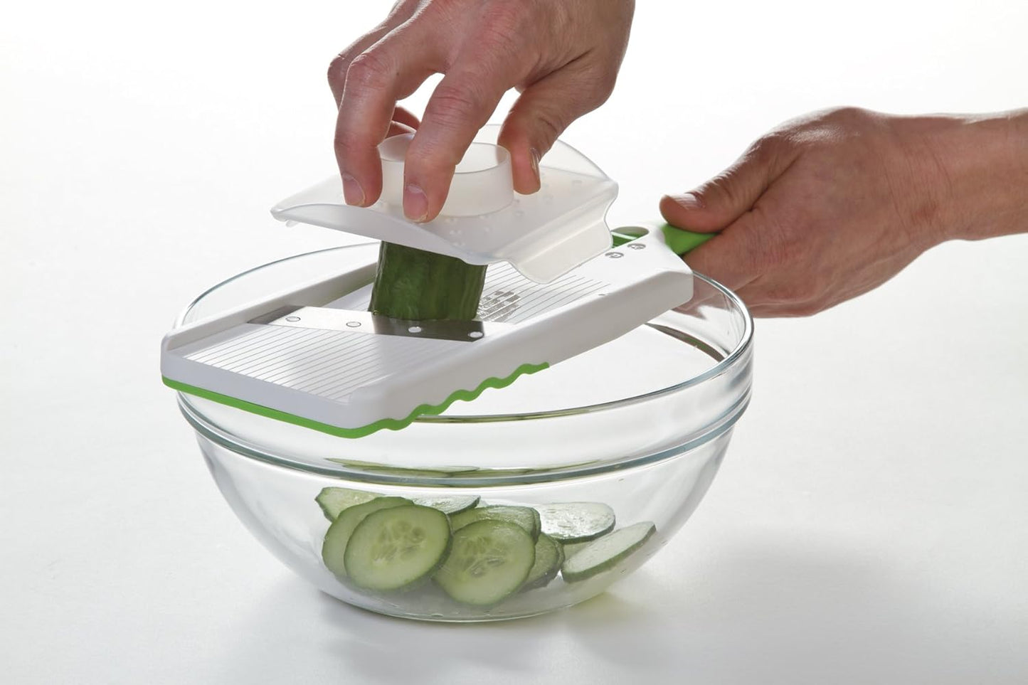 PrepSolutions Adjust-A-Slice Mandoline Slicer, Green – Adjustable Thic
