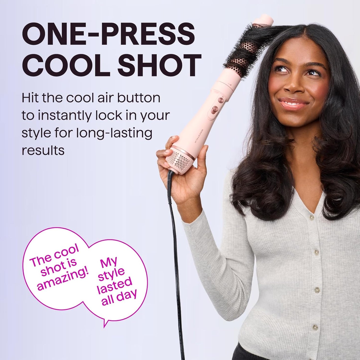Blow Dryer Brush Set, Wavytalk Air Sculpt 5-in-1 Hot Air Brush Set, Mu