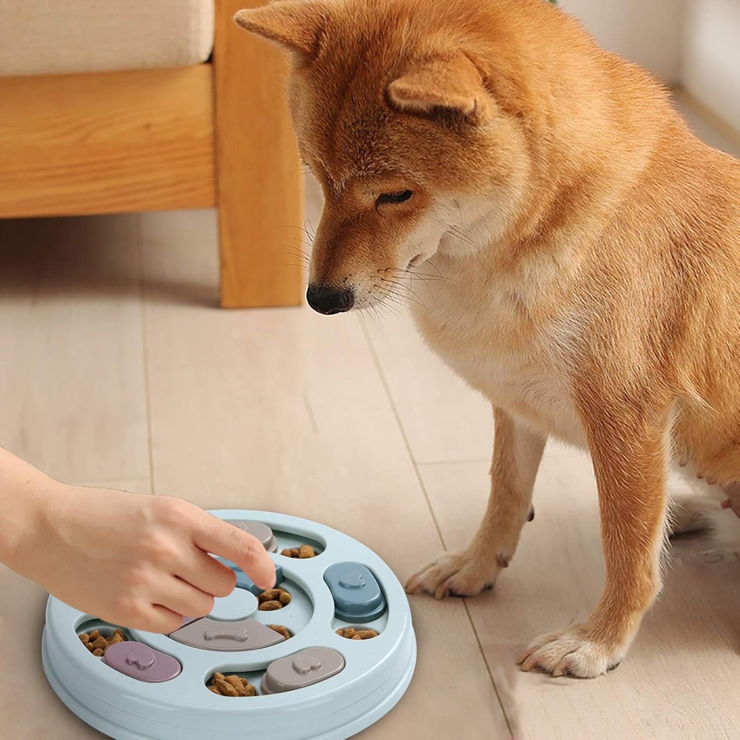 DR CATCH Dog Puzzle,Dogs Food Toys for IQ Training & Mental Enrichment