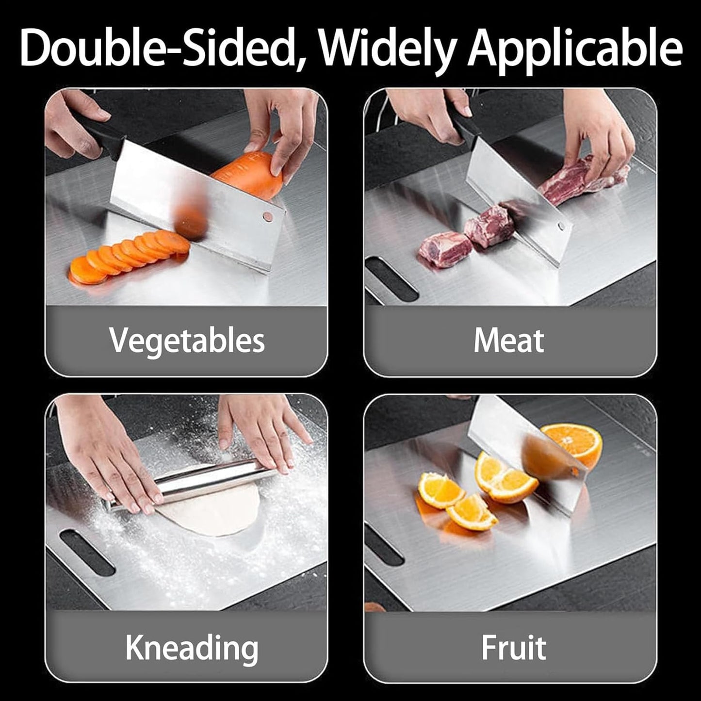 Kitchen Chopping Board - Meal Prep Kitchen Tool Double-Sided,Chopping