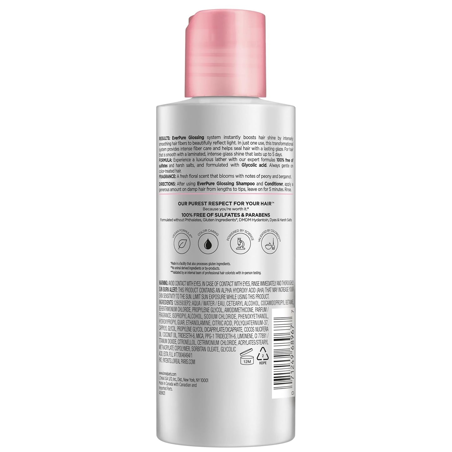 L'Oreal Paris Glossing Lamination Hair Mask with Glycolic Acid, Hair T