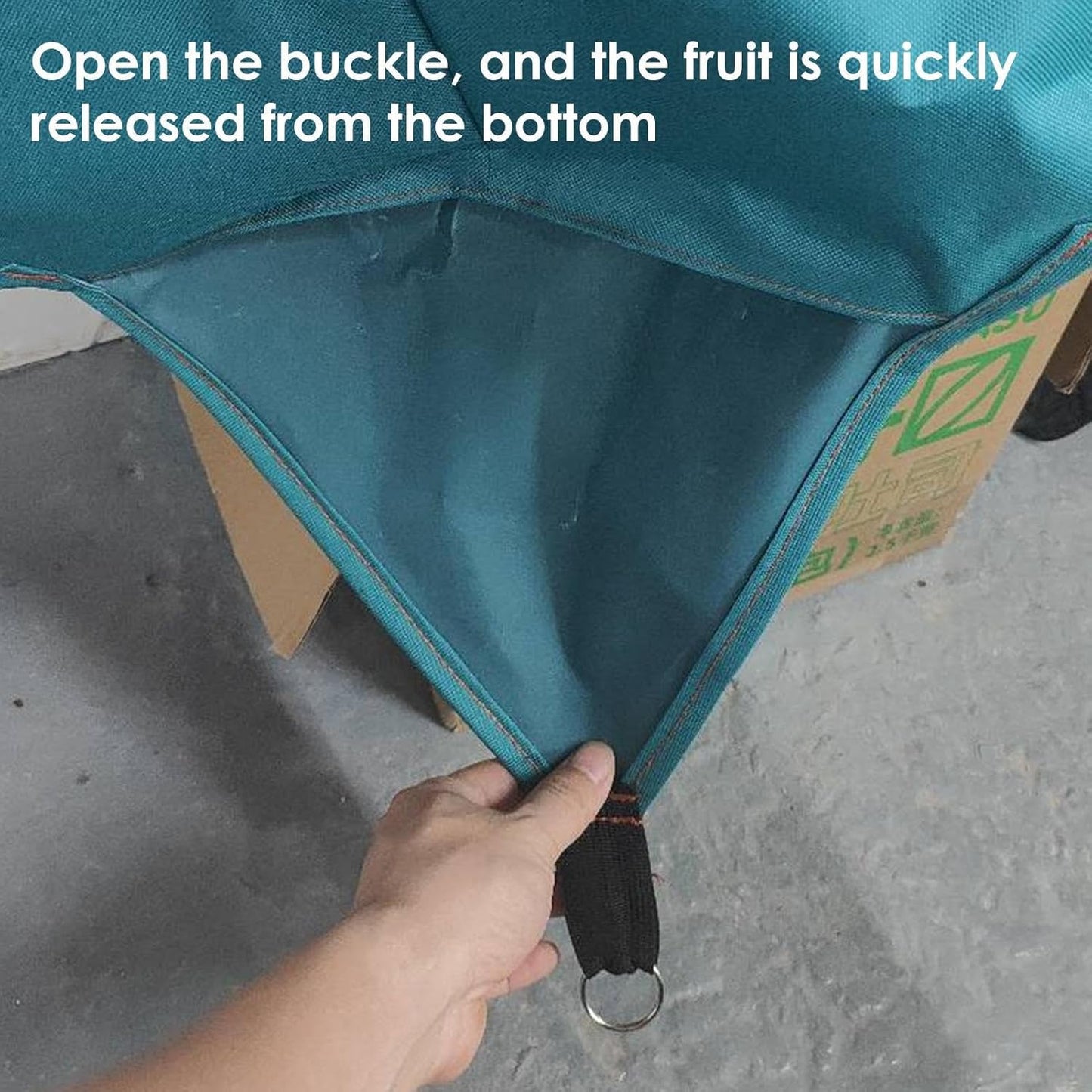 Garden Apron Pouch, Fruit Harvesting Bag, Quick with Release Design, Supply for Farm Berry, Florist Vegetable Accessory, Stylish Gift for Weeding Fruit Picking Daily Use Outdoor Large Storage