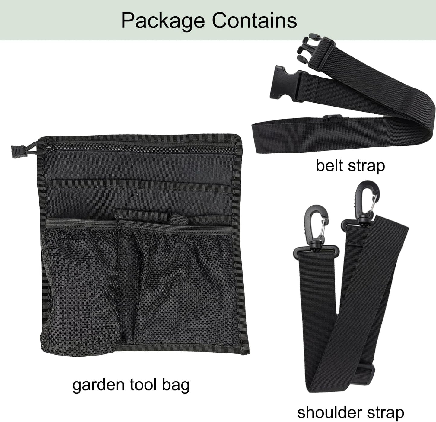Gardening Apron Garden Tool Belt for Women With Pockets Utility Tool W