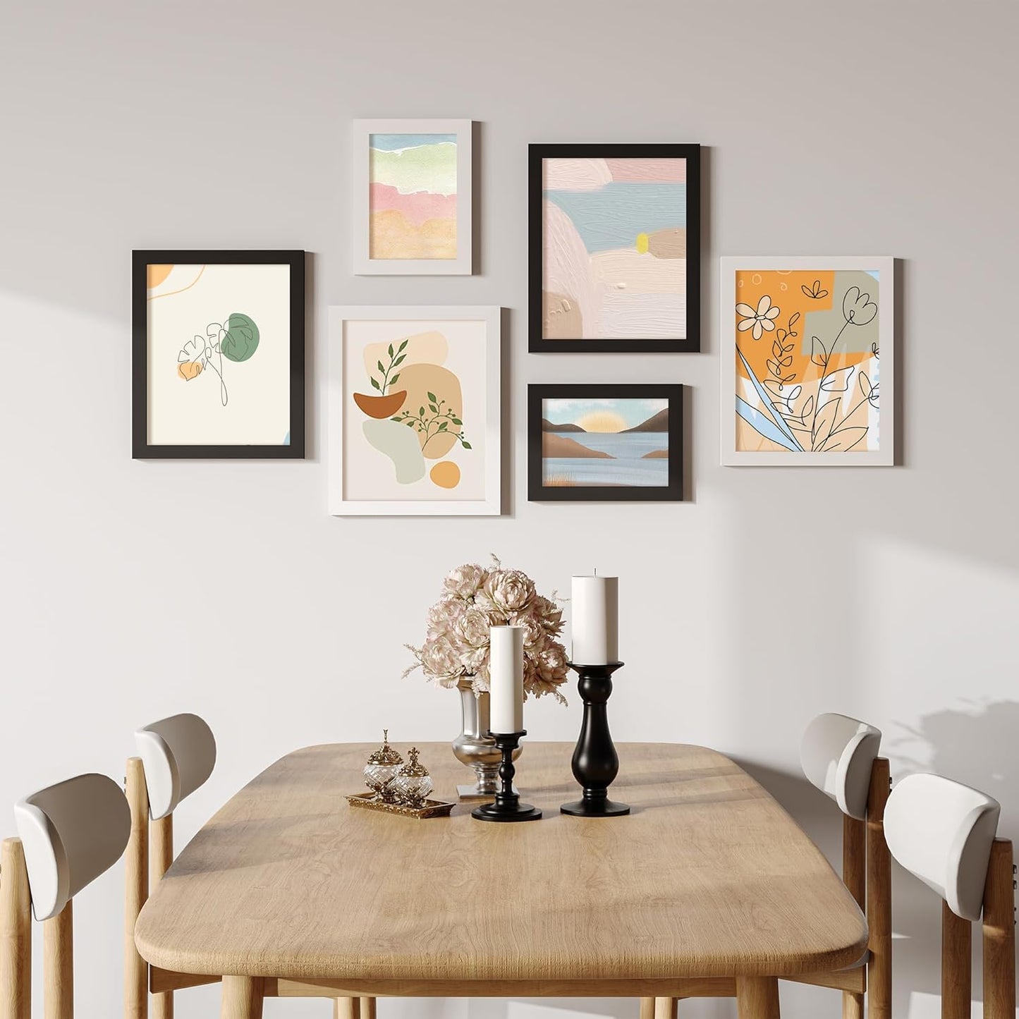 Picrit 11x14 Picture Frame, Photo Frame for Wall Mounting Display, Black
