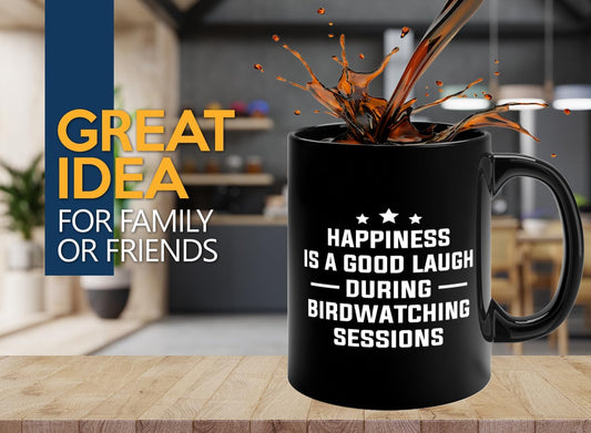 Hobby Coffee Mug 11oz Black -Birdwatching Sessions - Bird Feeder Backyard Birdwatcher Gifts Birding Bird Lover