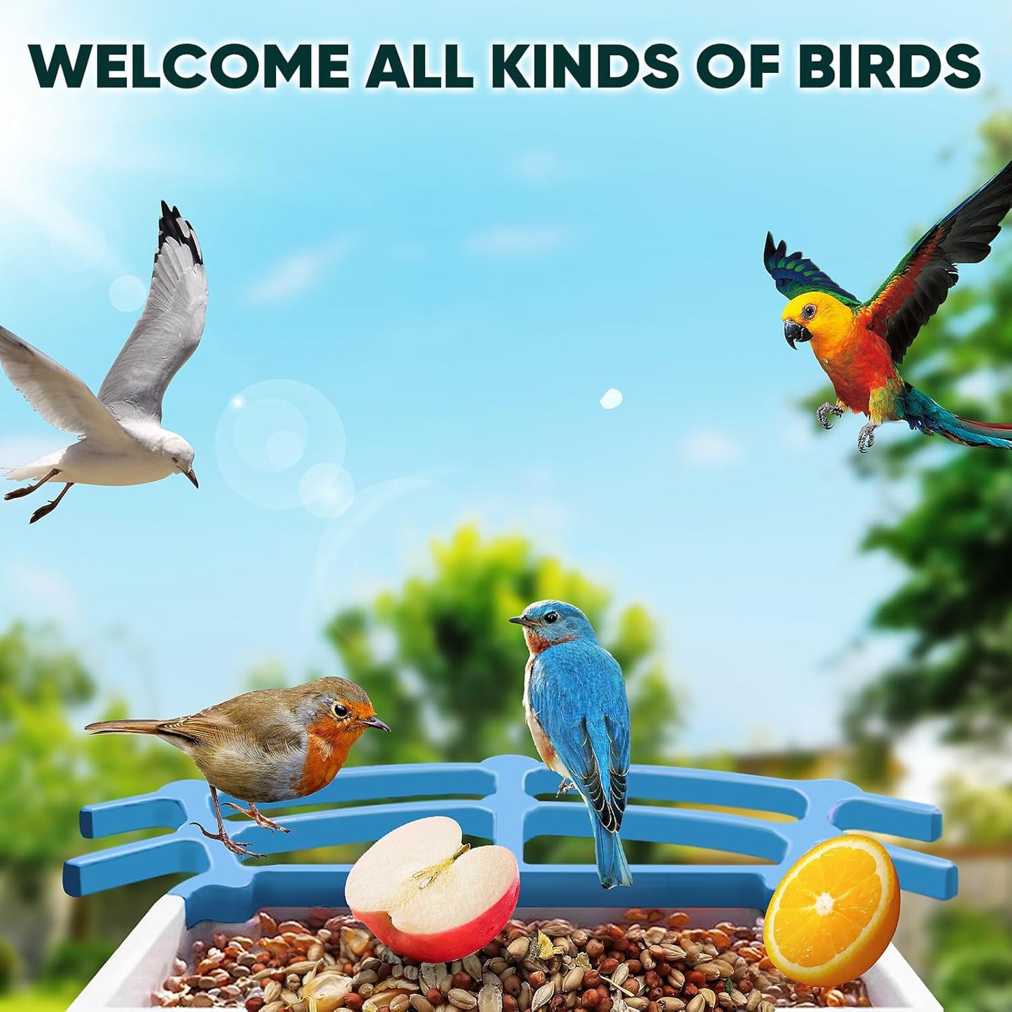 Solar Panel for Bird Feeder, Continuously 3W Power Supply for Your Bir
