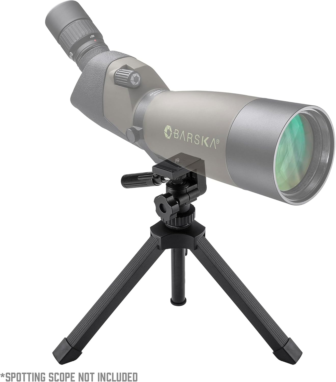 BARSKA AF13270 Heavy Duty Table Top Tripod for Cameras, Binoculars, Spotting Scopes, and More, Black, One Size, Adjustable Height Min-Max: 10.25" - 14"