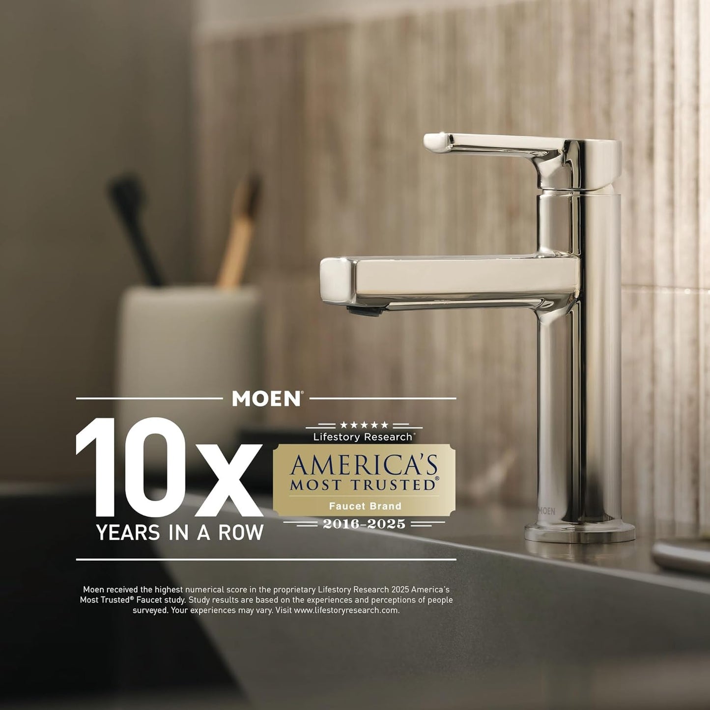 Moen Engage Spot Resist Brushed Nickel Six-Function 5.5-Inch Removable Handheld Showerhead with Magnetic Docking System, 26112SRN