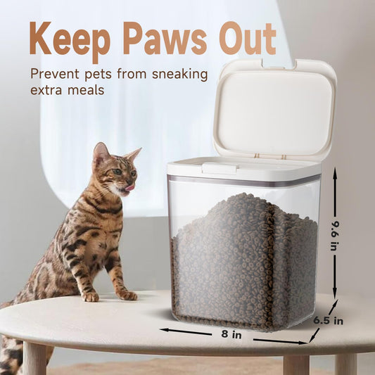 LivLab Mker Dog Food Storage Container 5 lbs Airtight Pet Food Storage