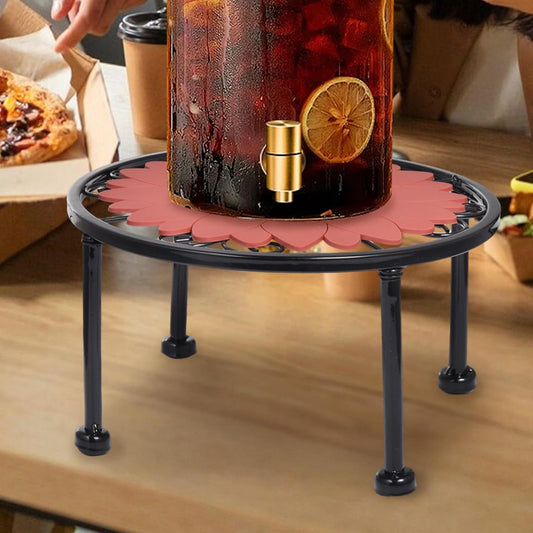 Plant Holder Stand - Water Drink Stand Holder with Anti-Slip Pad,Glass Beverage for Drinks, Beverage Drinking Crock for Kitchen