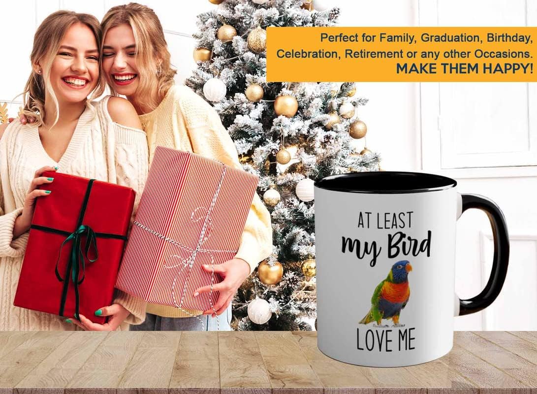 Bird Lover Two Tone Black Edition 11oz - Bird Loves me - Hummingbird N