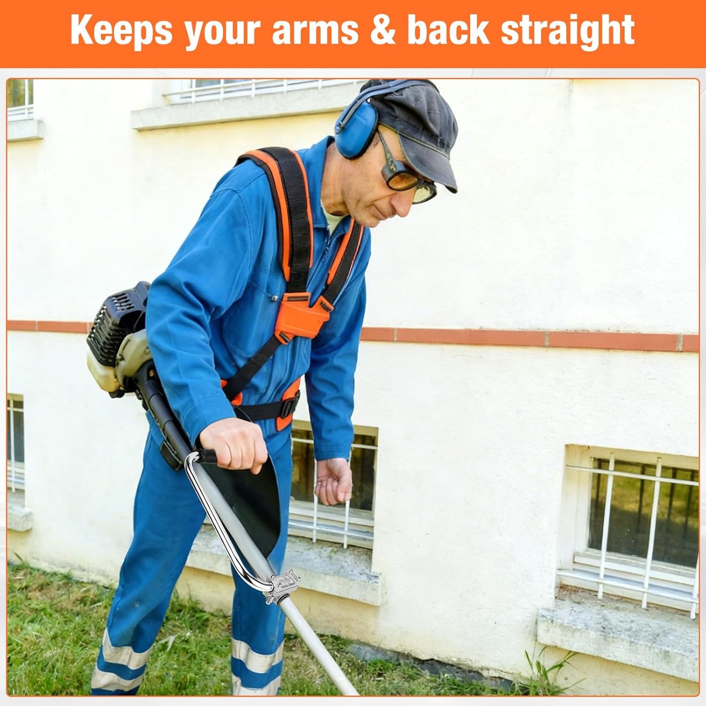 Trimmer Shoulder Strap Padded Universal Adjustable, String Trimmer Har
