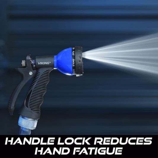 VIKING Hose Nozzle, Garden Hose Nozzle with 8 Spray Patterns, Adjustab