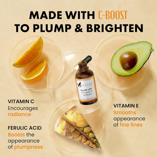 Eclat Skincare Vitamin C Serum - Skin Care for Dark Spots, Vitamin C S