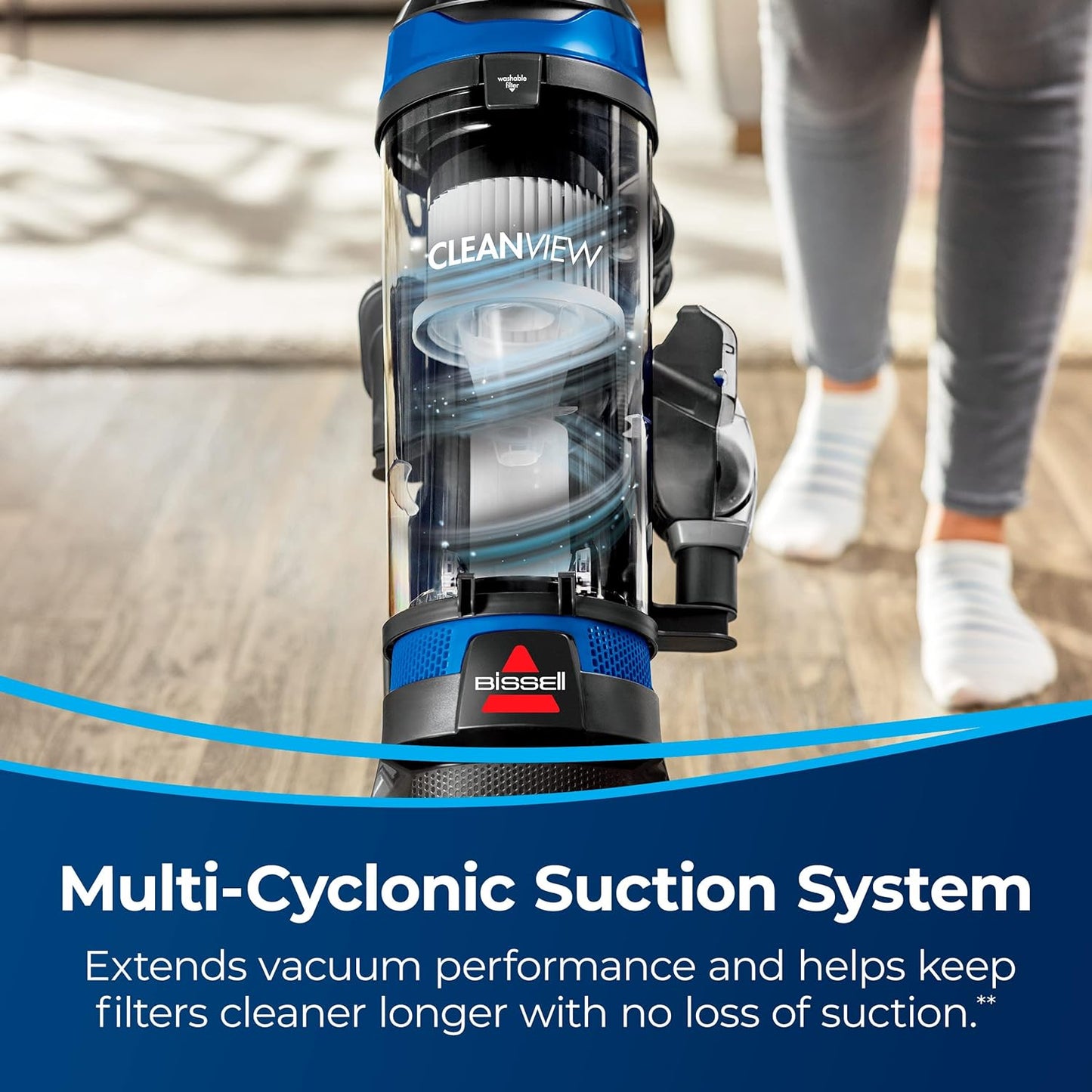 Bissell CleanView Upright Bagless Vacuum Cleaner with Active Wand, 353