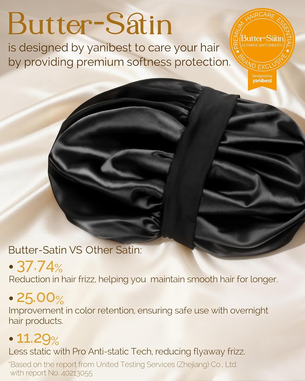 YANIBEST Silk Bonnet for Men Women Hair Bonnet for Sleeping Double Lay