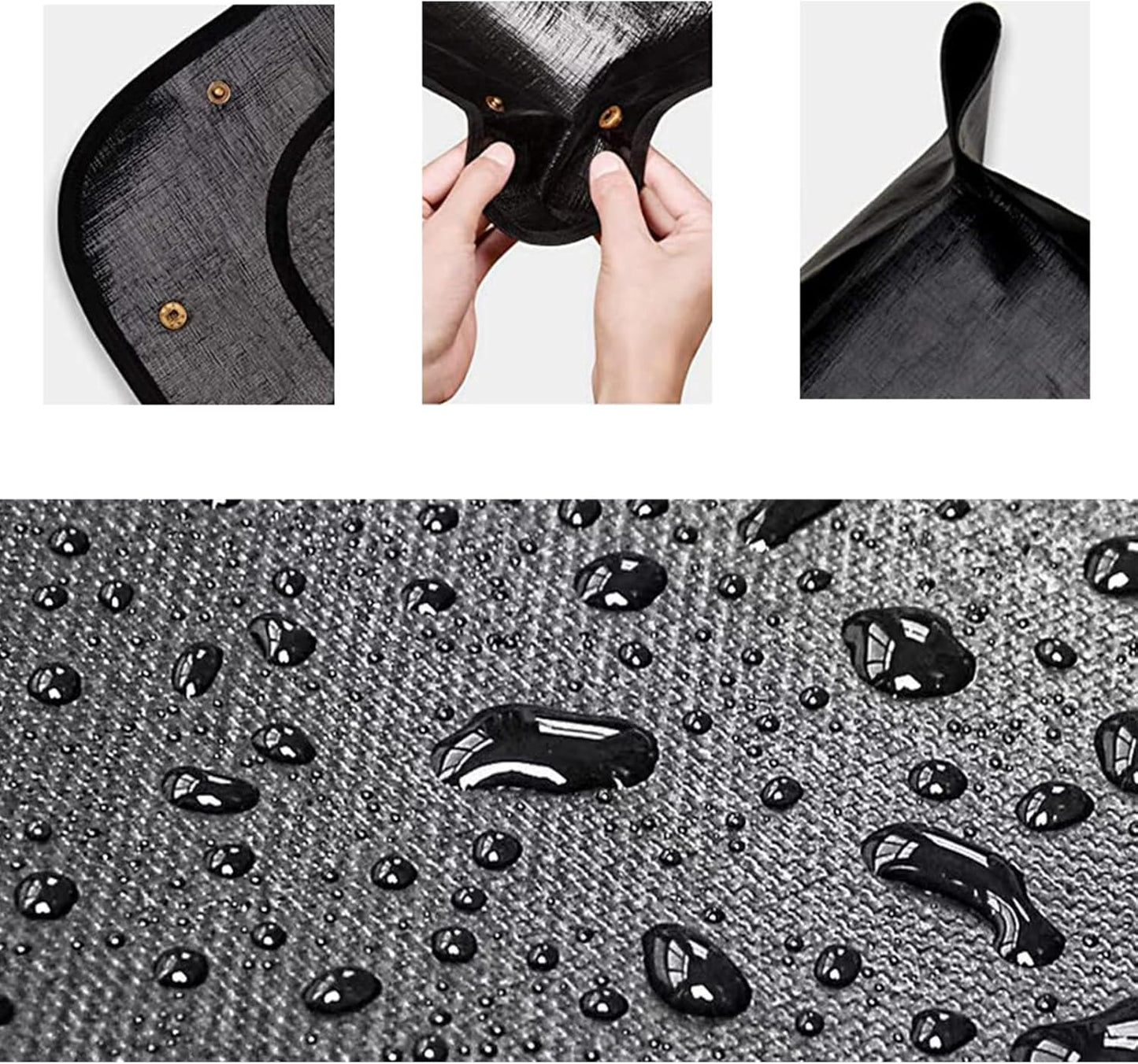 39.4" x 39.4" Large Plant Repotting Mat for Indoor Plants, Portable and Foldable Gardening mat, Waterproof Transplanting Potting Mat in Garden Outdoor