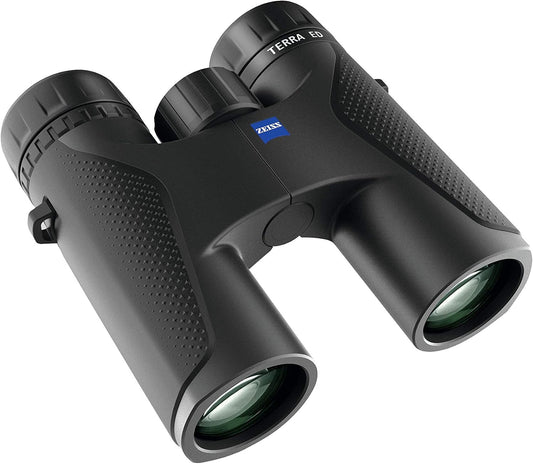 ZEISS Terra ED Binoculars 10x32 Waterproof, and Fast Focusing with Coated Glass for Optimal Clarity in All Weather Conditions for Bird Watching, Hunting, Sightseeing, Black