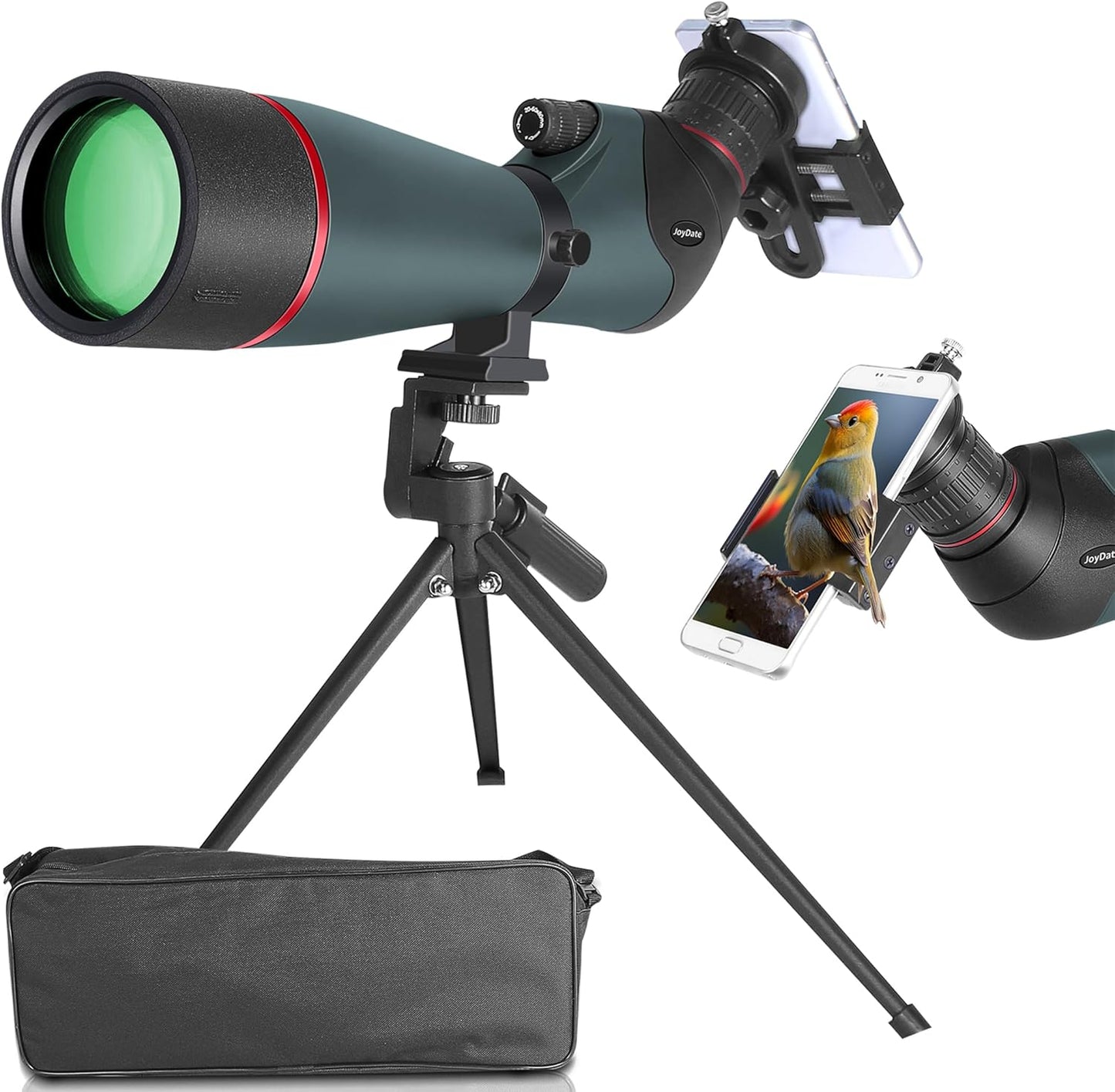 20-60x80 Spotting Scopes for Bird Watching, BAK4 Waterproof Spotting S